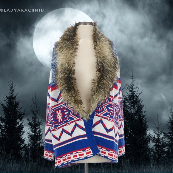 DOLLS KILL X MINKPINK Legends of the Forest boho cardigan - Picture 2 of 11